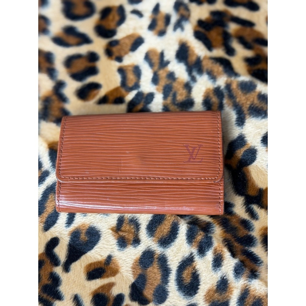Louis Vuitton 6 Key Holder Cognac Epi Leather Brown M63813 Made in France